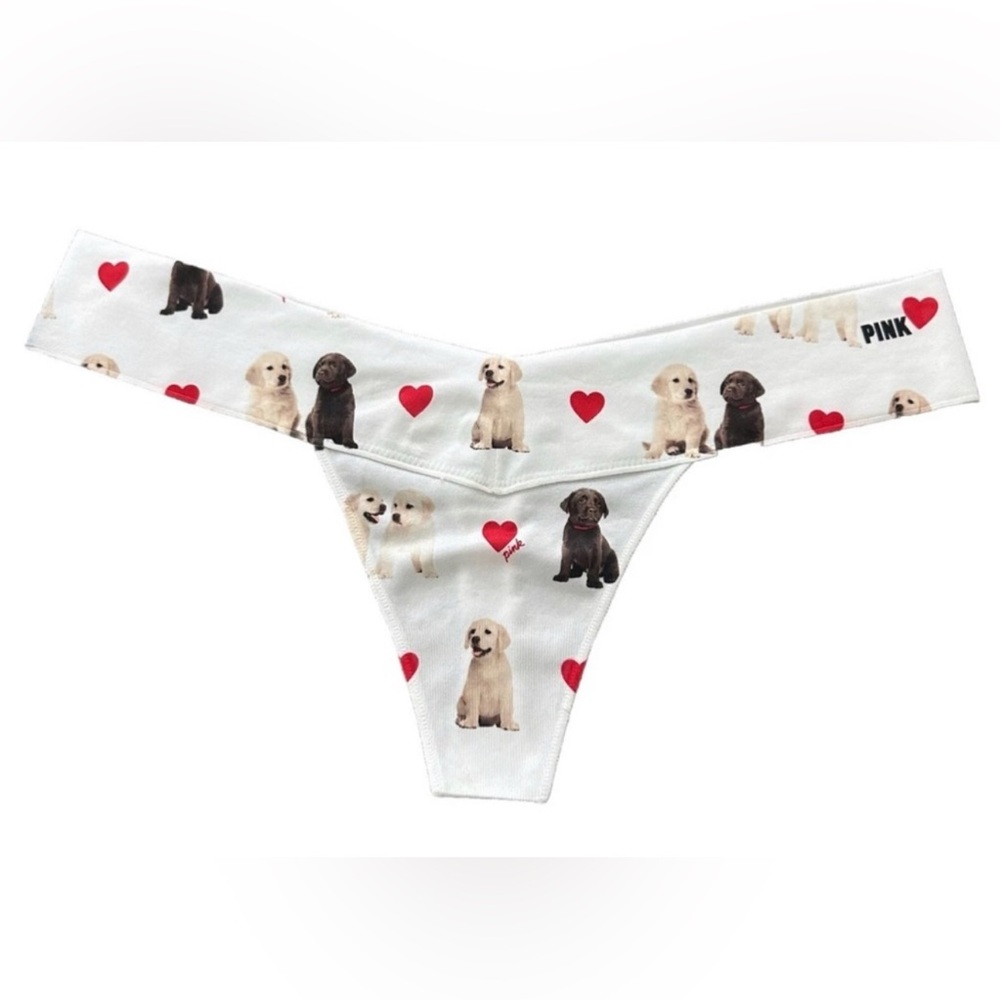 PINK Victoria's Secret Puppy Love Thong